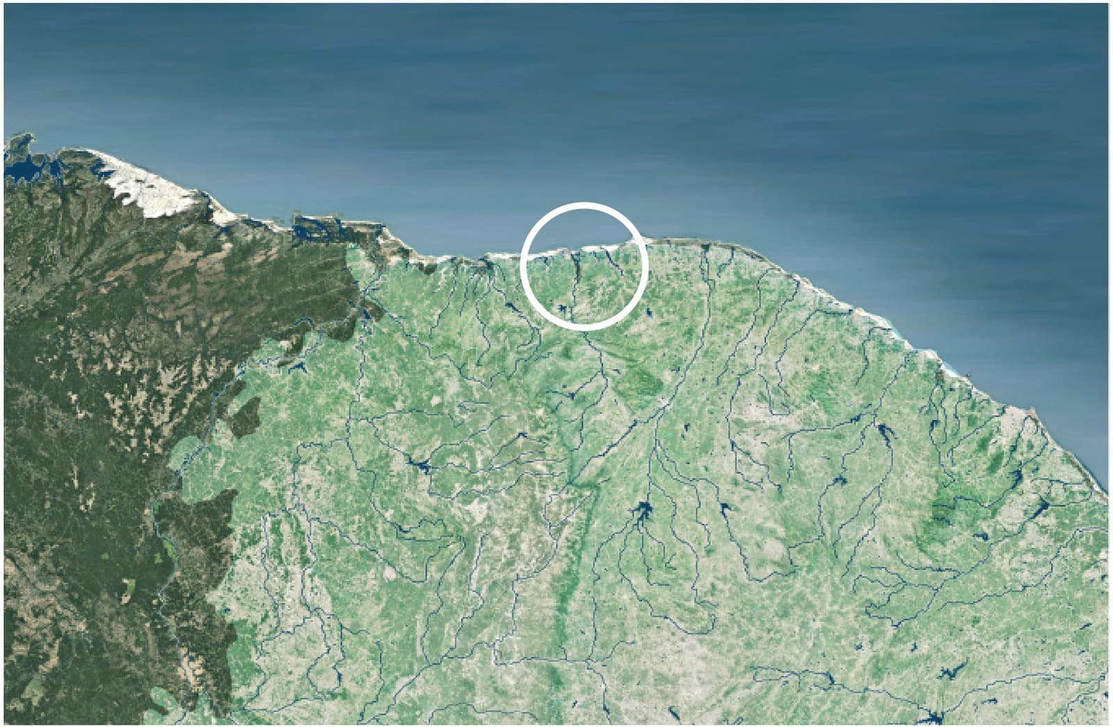 25 milhões de m² entre o mar, as dunas e o Rio Coreaú.