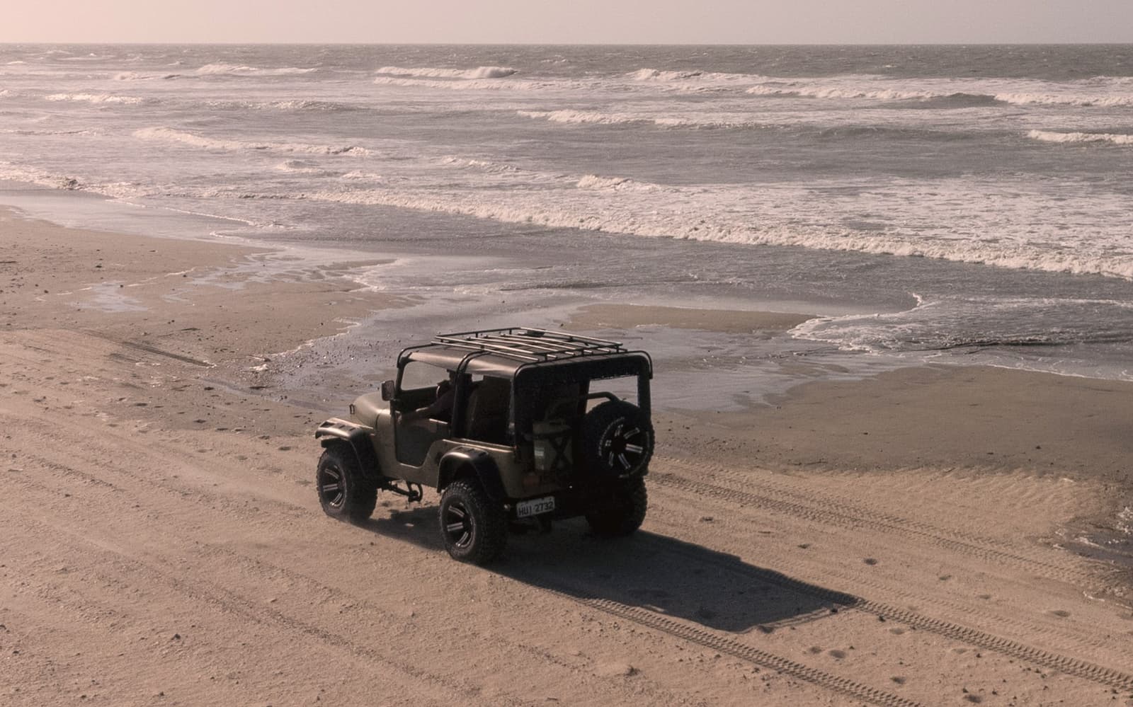 A Bandeirante da casa na praia, a chegada por terra