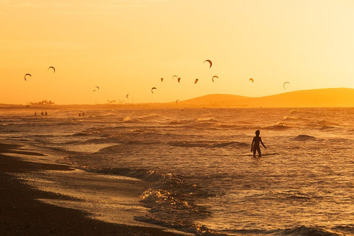 Fim de tarde nas dunas de Moréias