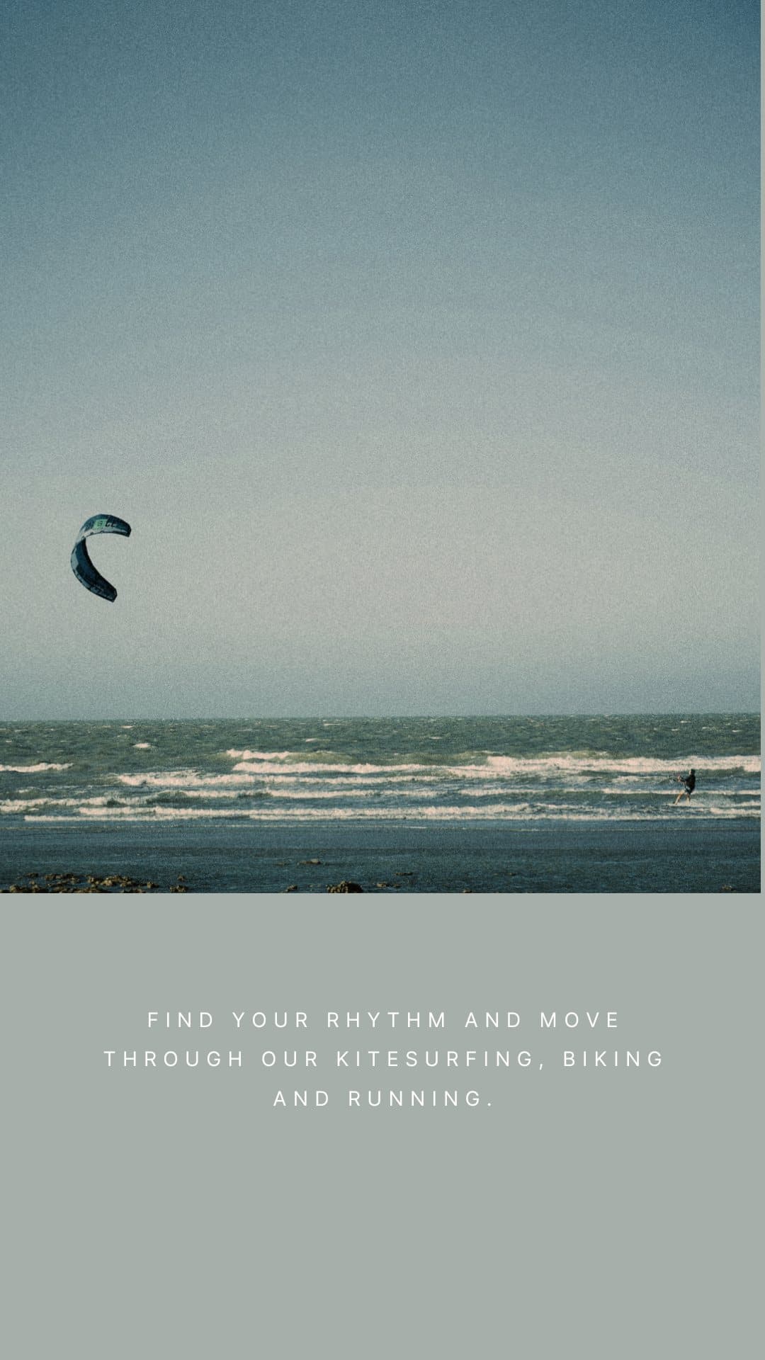 Kite no mar de Moréias