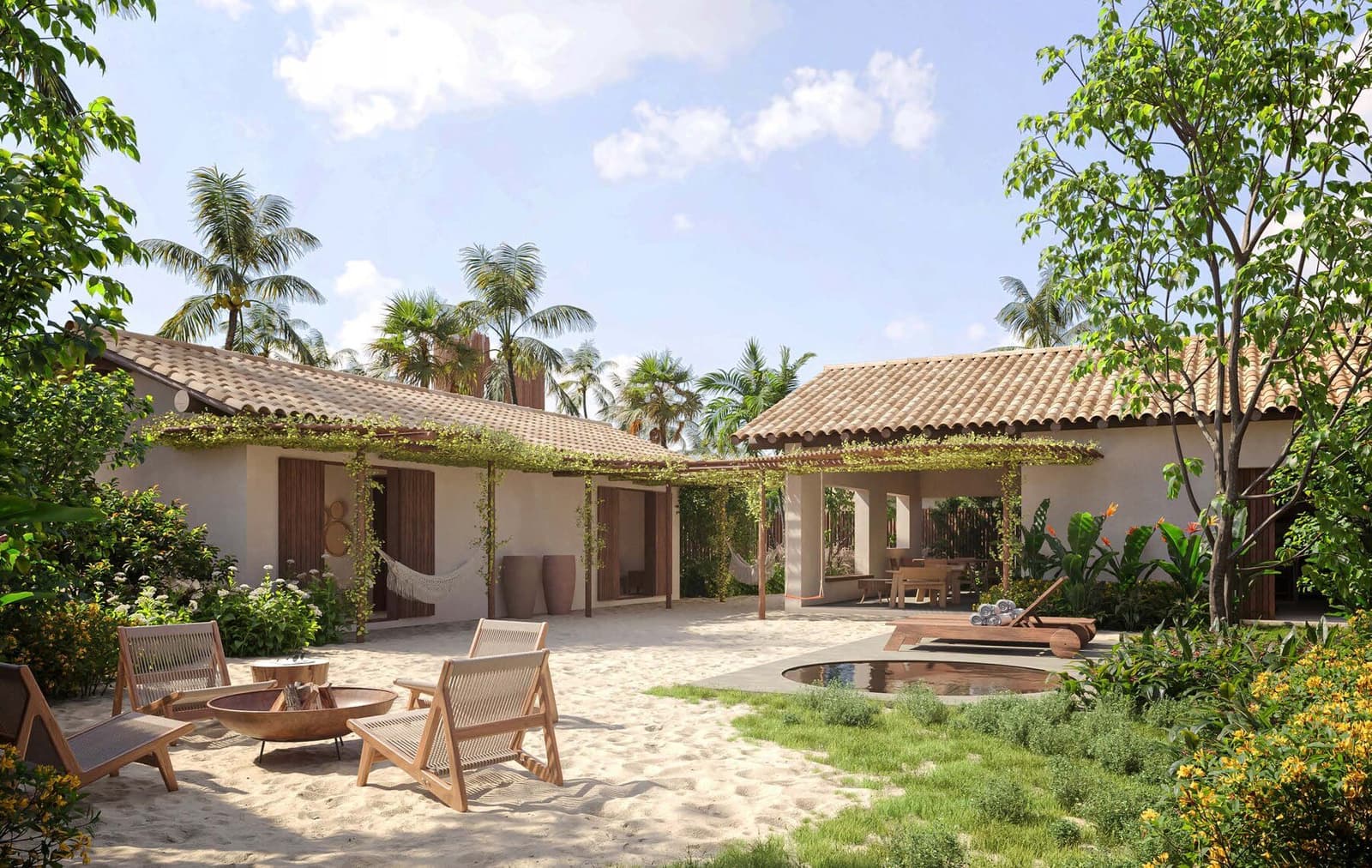 Casa Tipo 2: o quintal como caminho entre os módulos